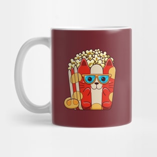 Cat Popcorn Mug